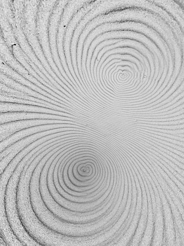 The Sand Draws Circles — from the Abstraction collection