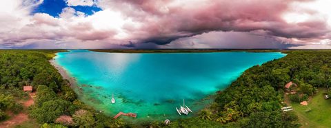 The Lagoon of Seven Blues — from the Aerial collection