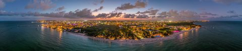 Island Evening, First Lights — from the Aerial collection