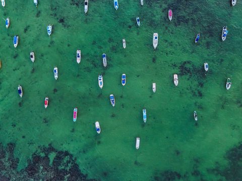 The Fleet at Rest — from the Aerial collection