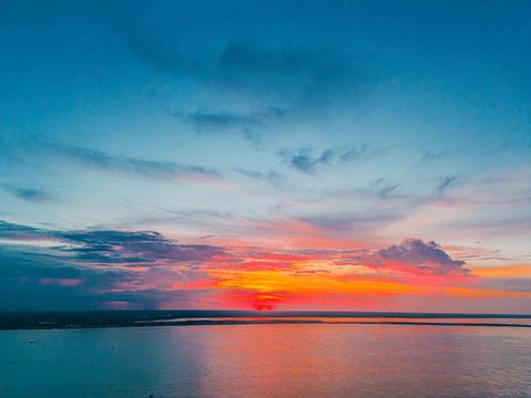 Fire on Still Water — from the Aerial collection