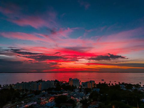 Crimson Tide of Evening — from the Aerial collection