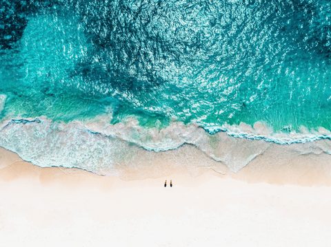 Two on the Shore — from the Aerial collection