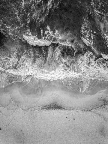 The Shore in Charcoal — from the Monochrome collection