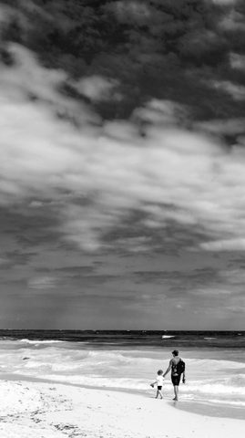 Small Walkers, Wide World — from the Monochrome collection