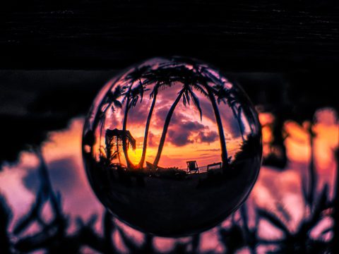 Sunset in a Crystal Sphere — from the Nocturne collection