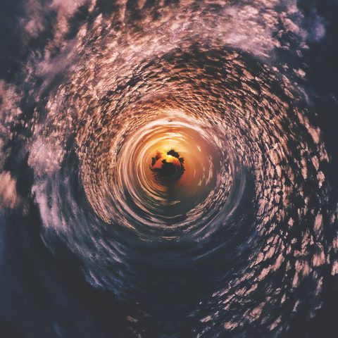 Tunnel of Golden Clouds — from the Sphere collection