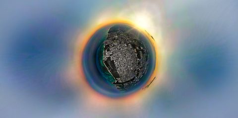 Dark Isle, Bright Halo — from the Sphere collection